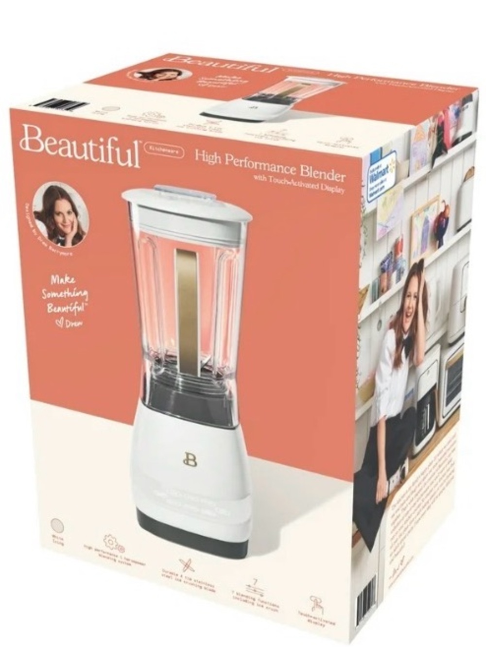 🌀 New Beautiful High Performance Touchscreen Blender, Drew Barrymore